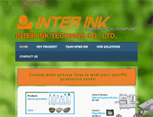 Tablet Screenshot of interinktechnics.com